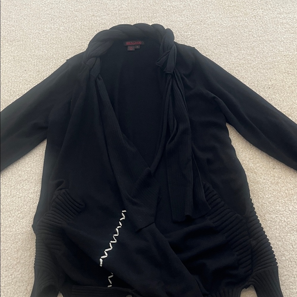 Simon Chang Elegant Black Women's Cape